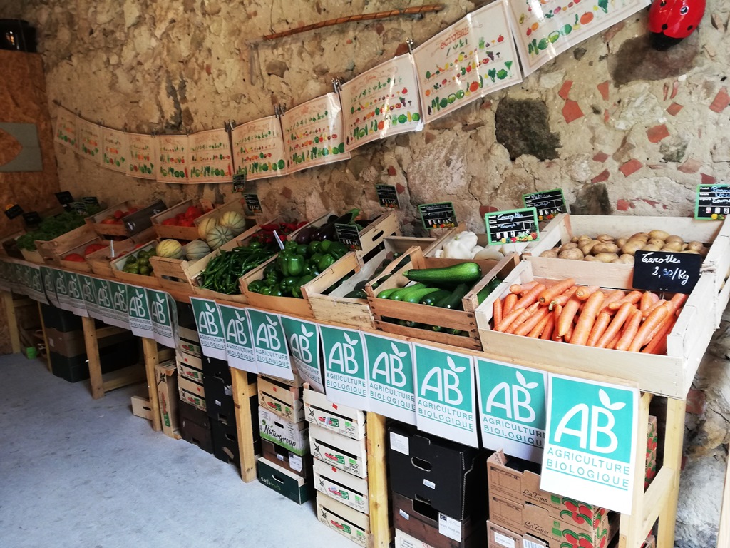 Marché vente à la ferme