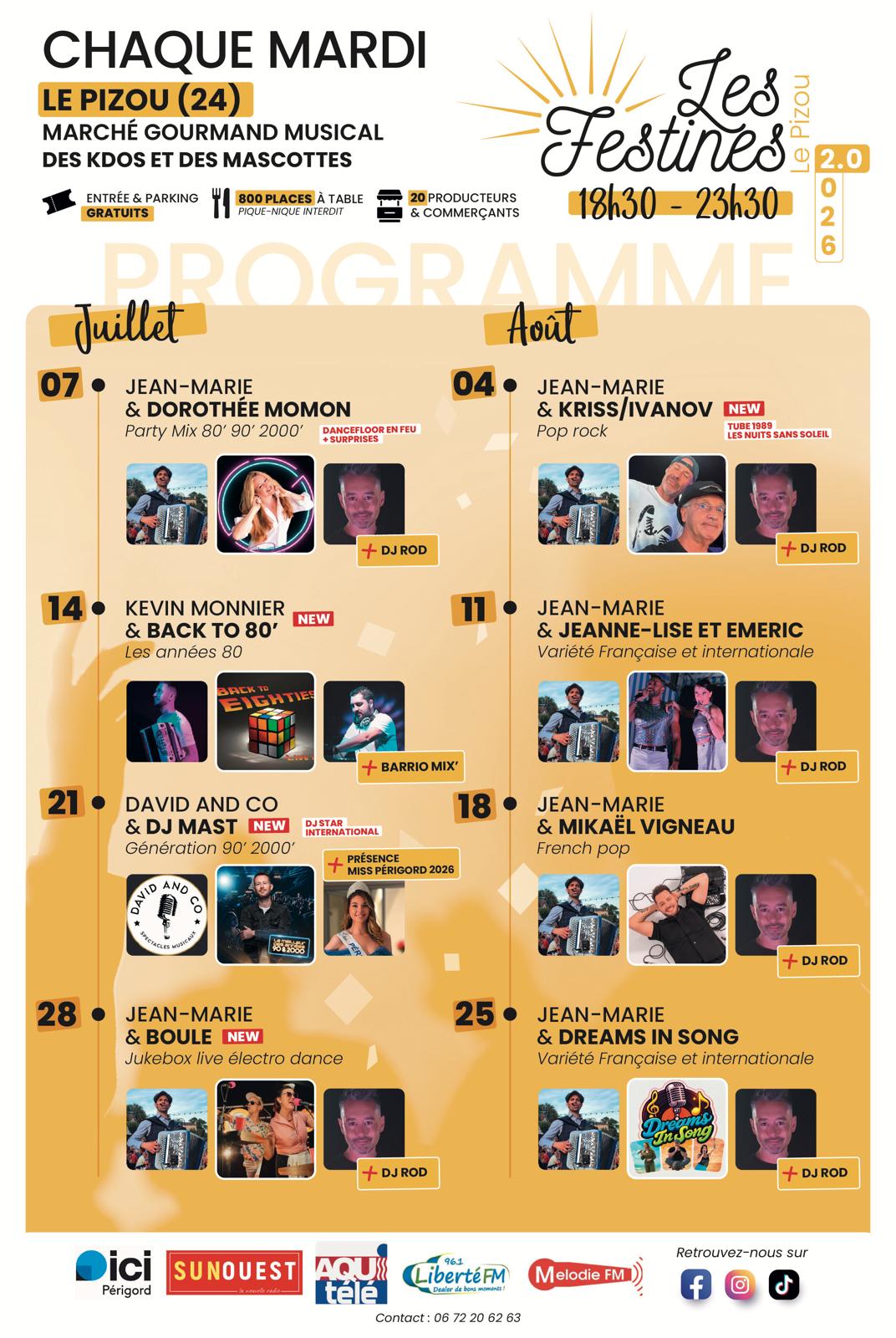 Les Festines : marché gourmand et musical — visuel événement