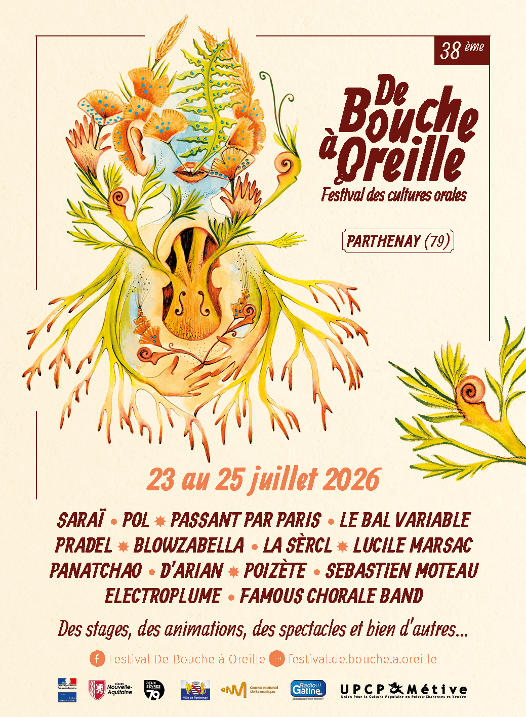 Festival De Bouche à Oreille — visuel événement
