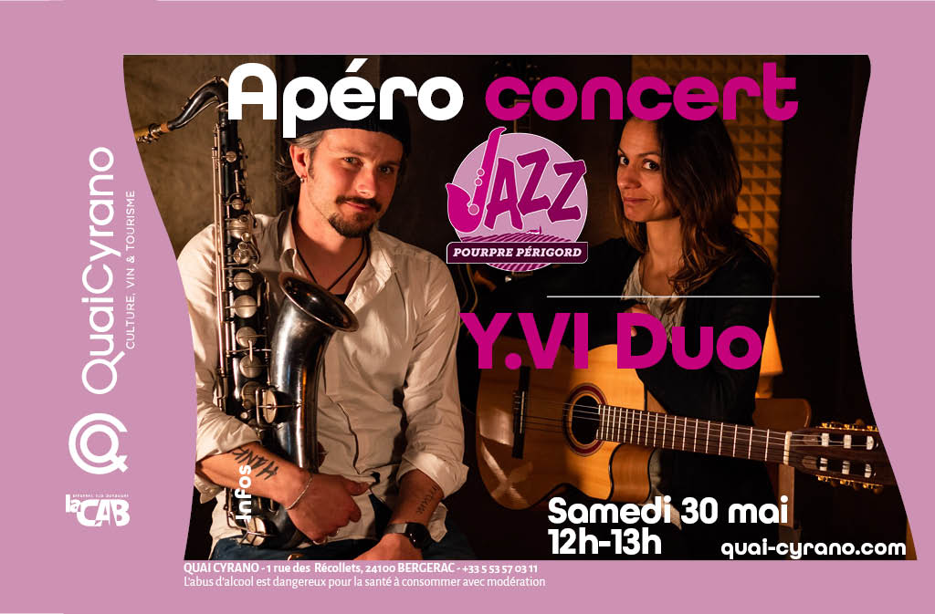 Festival Jazz Pourpre à Quai Cyrano — visuel événement