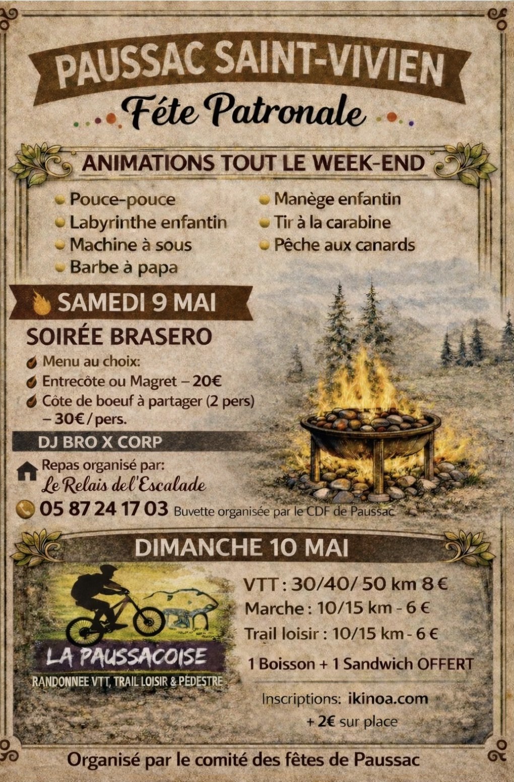 Fête patronale — visuel événement