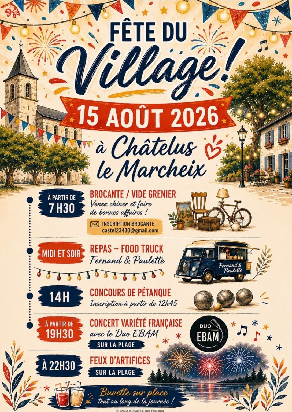 Fête du 15 Août - Brocante
