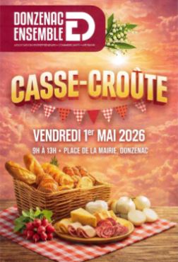 Casse-croute du 1er mai- Donzenac ensemble — visuel événement