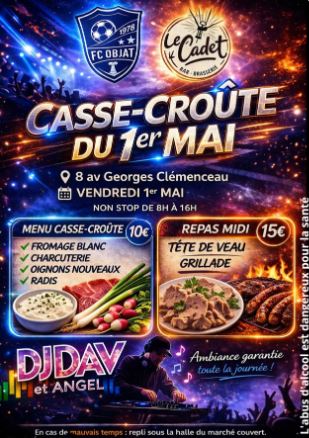Fête de l'ail nouveau-Football Club d'Objat — visuel événement