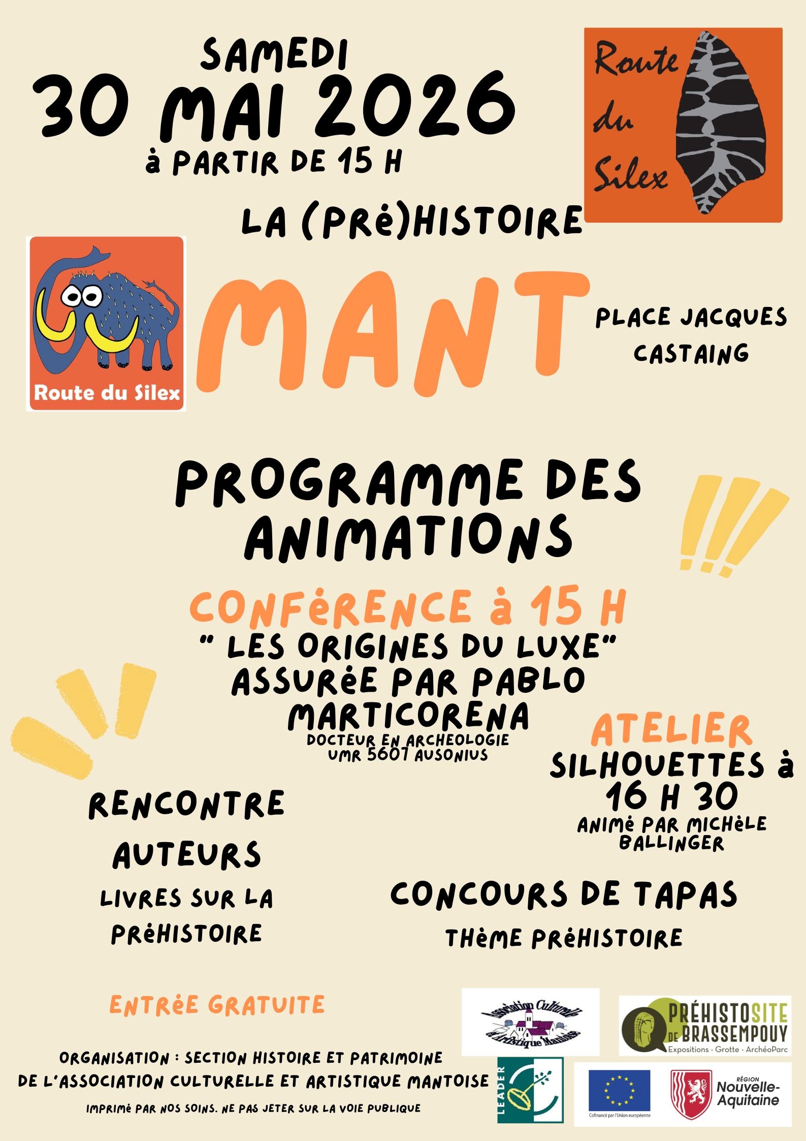Journée de la Préhistoire — visuel événement