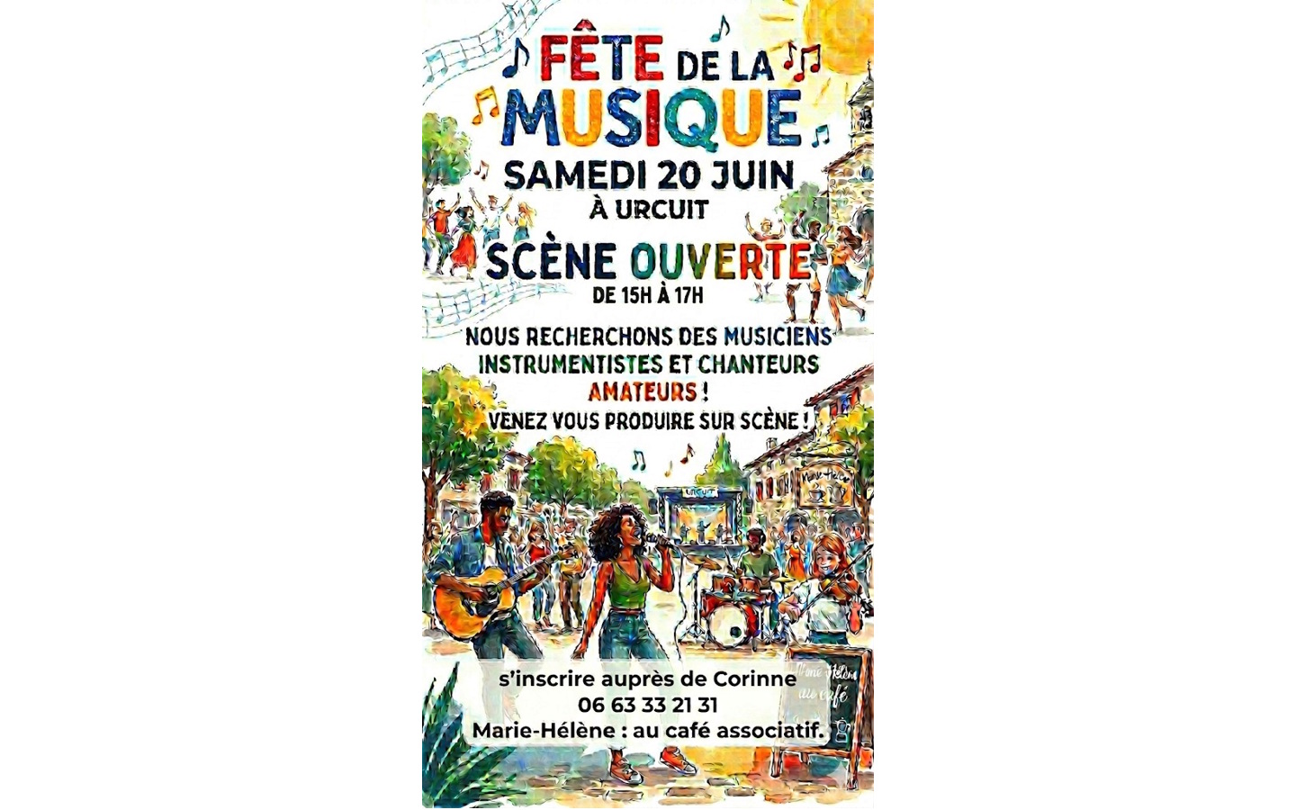 Fête de la Musique : scène ouverte aux talents !