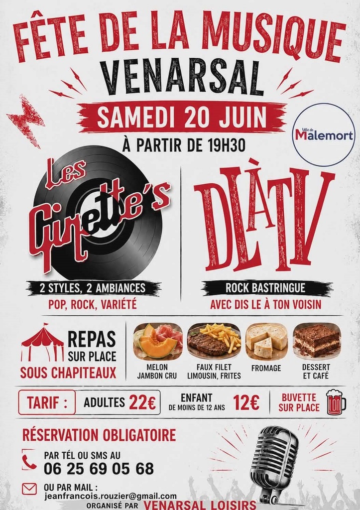 Fête de la musique à Venarsal
