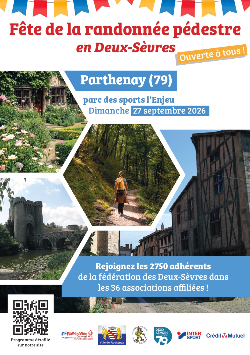 Fête de la randonnée pédestre en Deux Sèvres