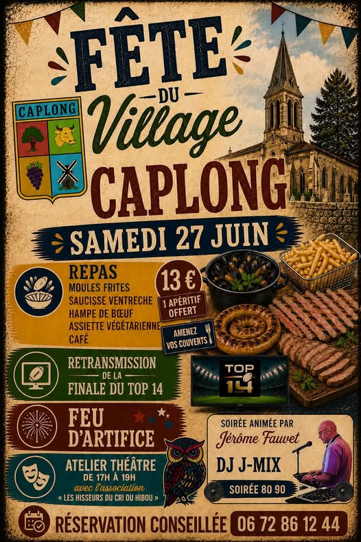 Fête du village de Caplong, Caplong
