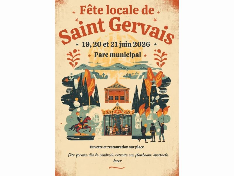 Fête locale de Saint Gervais — visuel événement