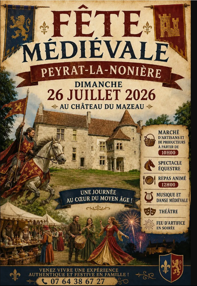 Fête Médiévale au Château du Mazeau