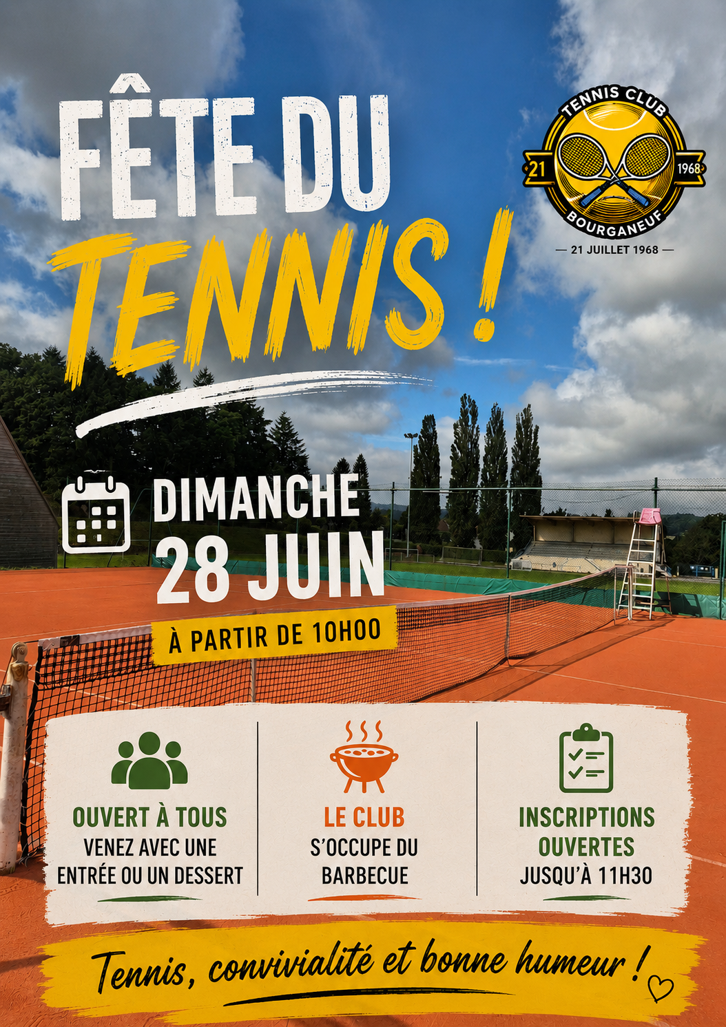 Fête du tennis — visuel événement