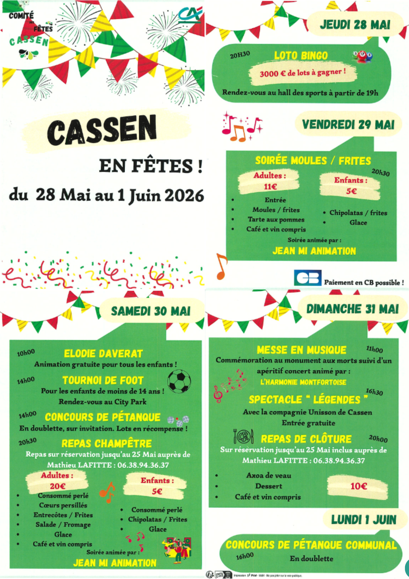 Fêtes locales de Cassen
