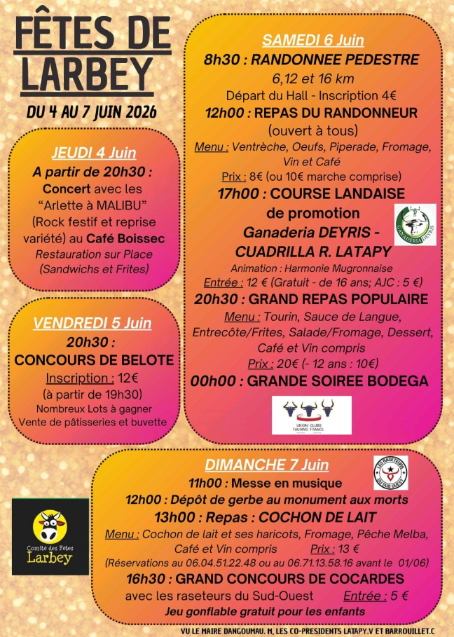 Fêtes locales de Larbey