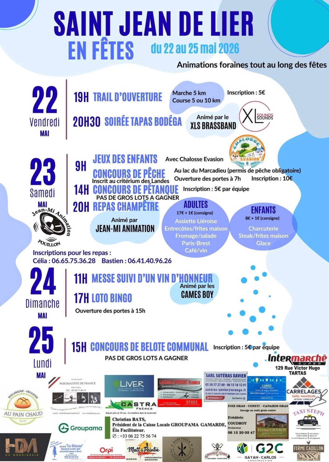 Fêtes patronales de Saint-Jean de Lier — visuel événement