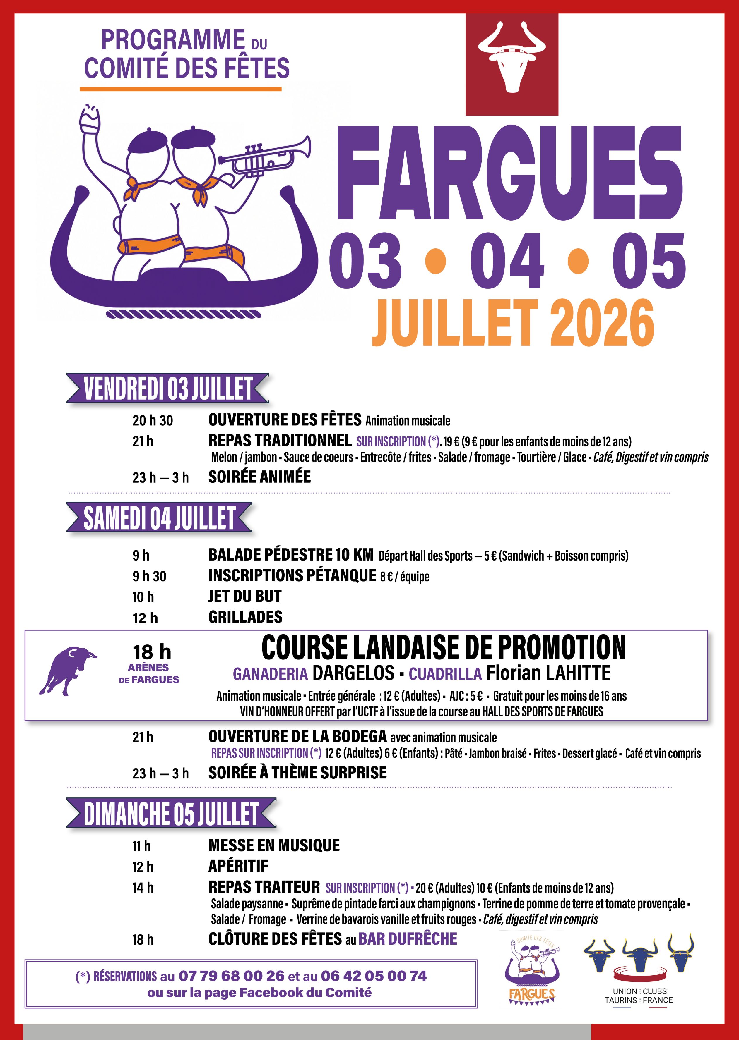 Fêtes patronales