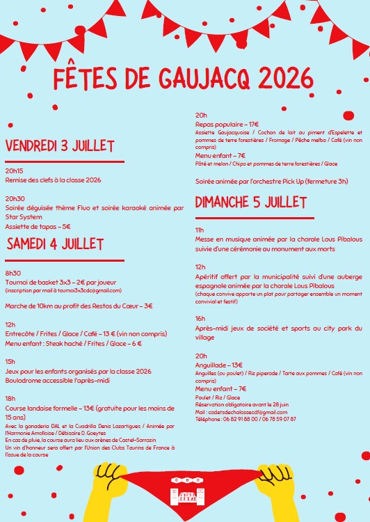 Fêtes Locales, Gaujacq