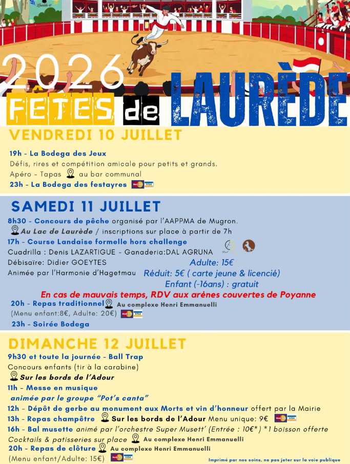 Fêtes locales de Laurède, Laurède - photo 2