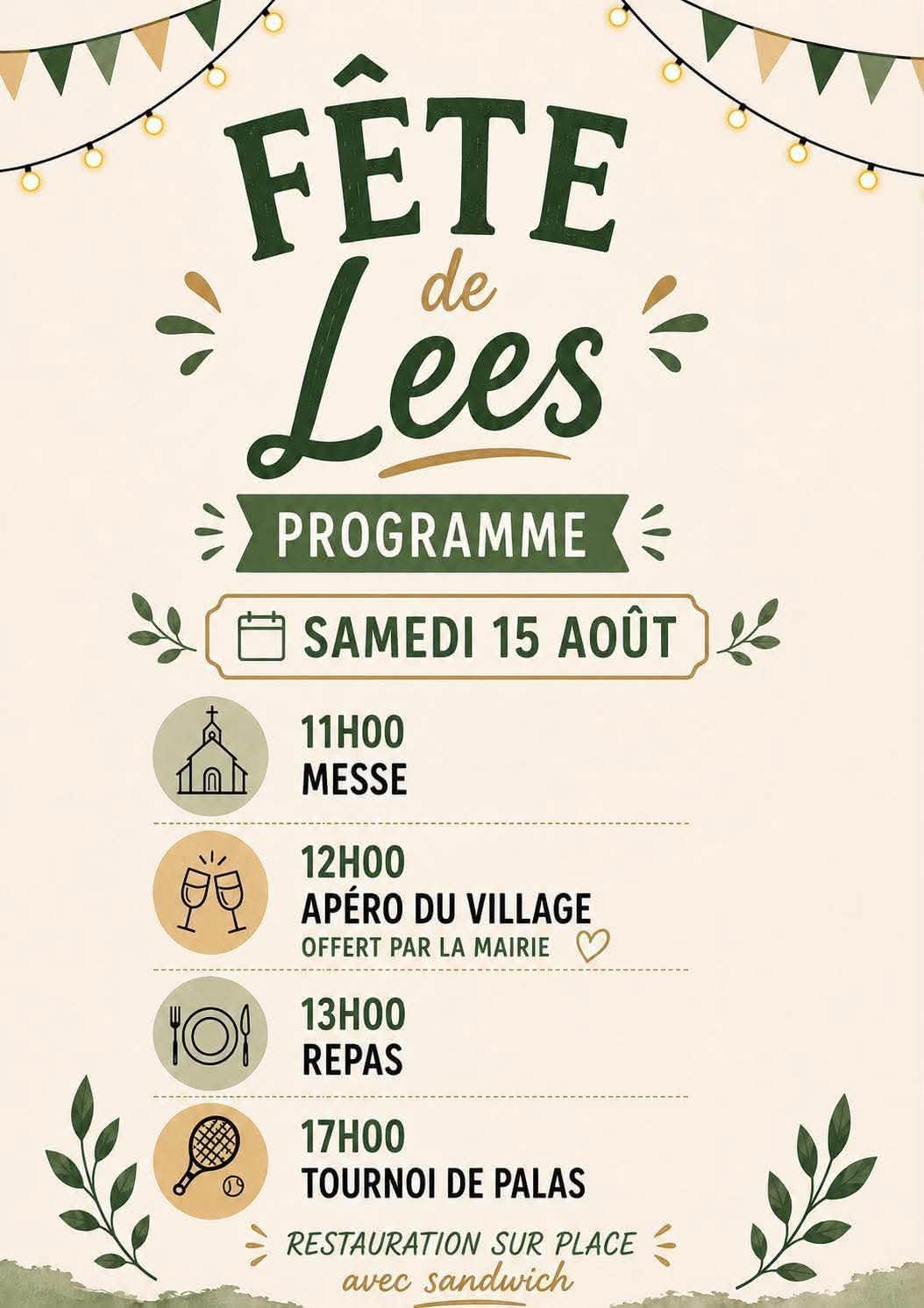Fêtes de Lées-Athas