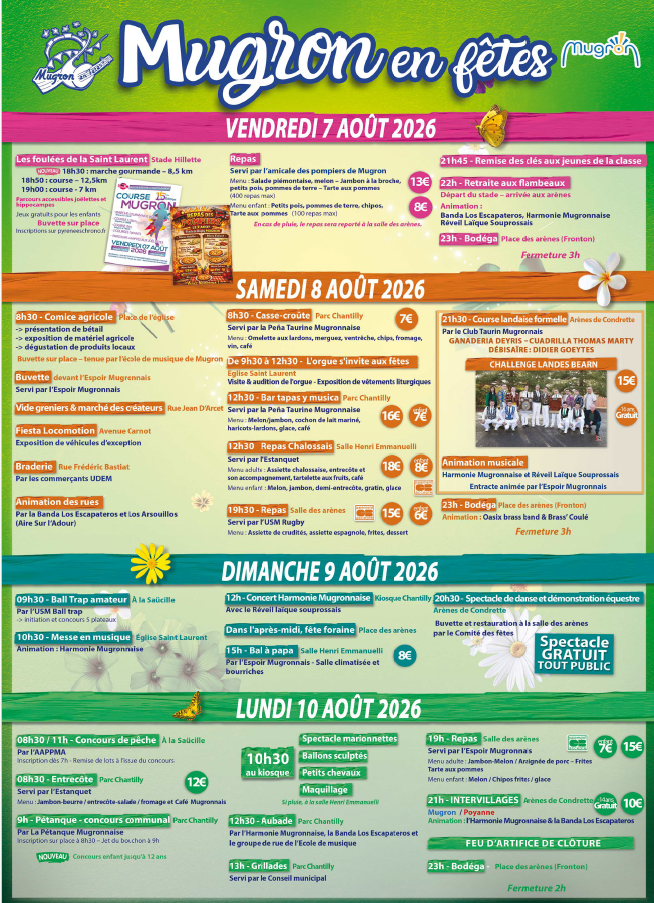 Fêtes locales de Mugron