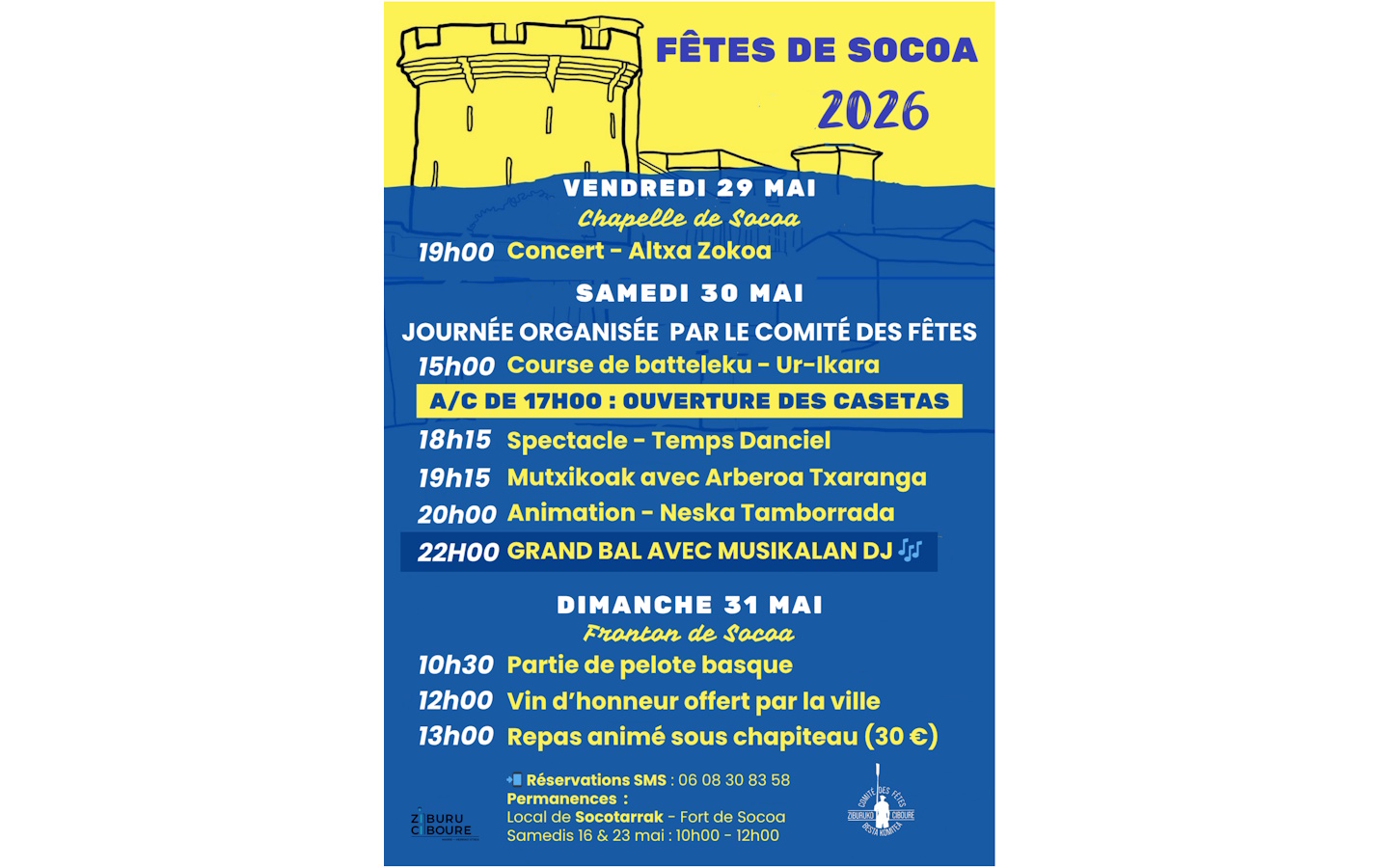 Fêtes de Socoa — visuel événement