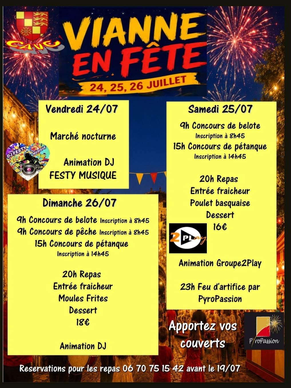 Vianne en fêtes !