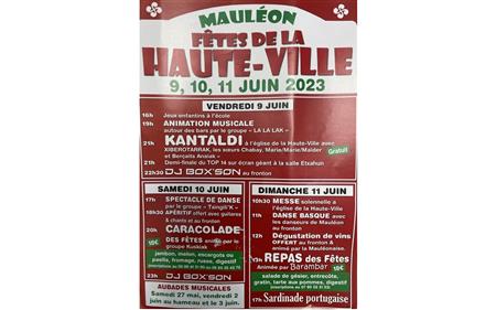Fêtes locales : Haute-Ville de Mauléon Fêtes locales : Haute-Ville de Mauléon