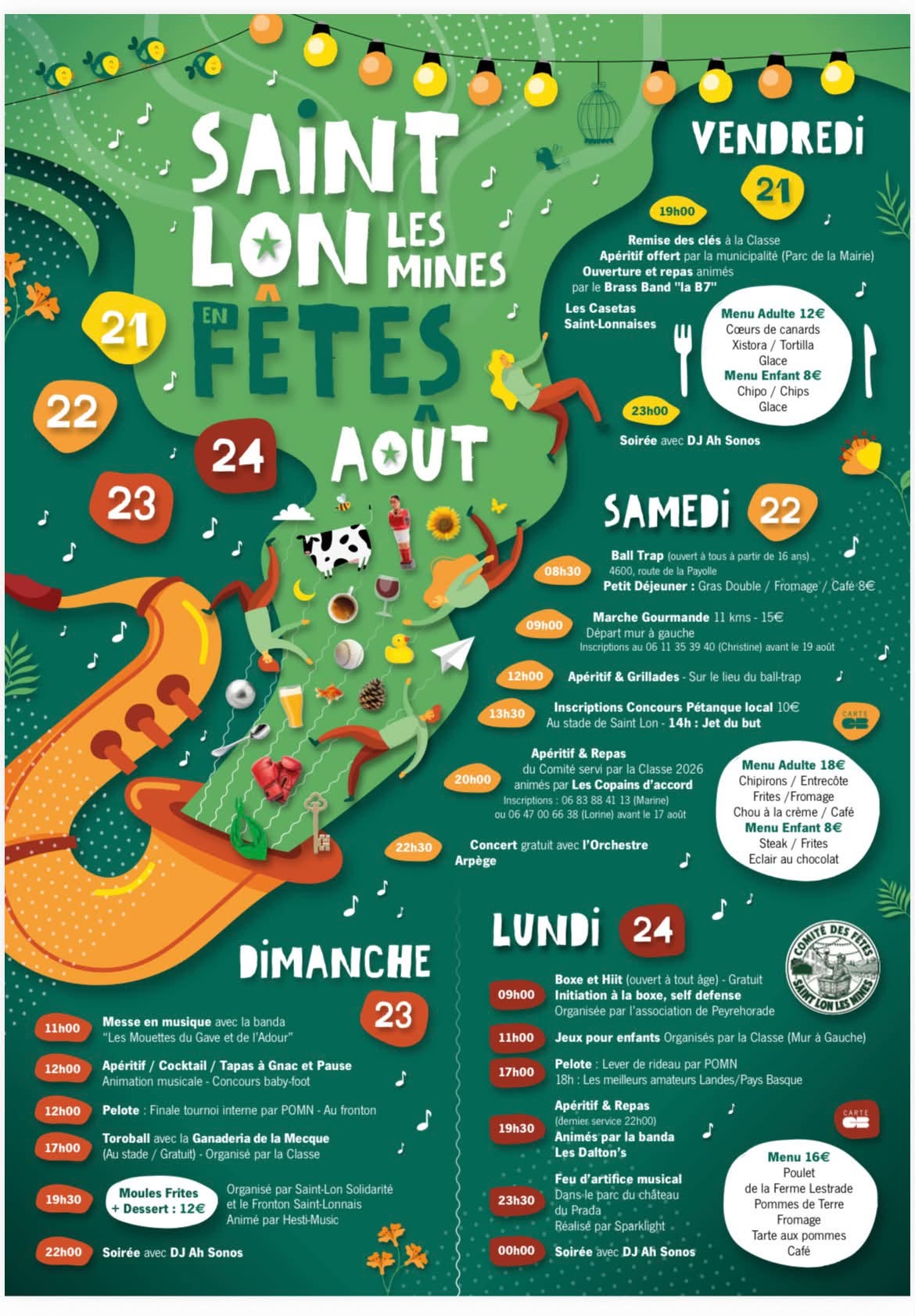 Fêtes de Saint Lon les Mines