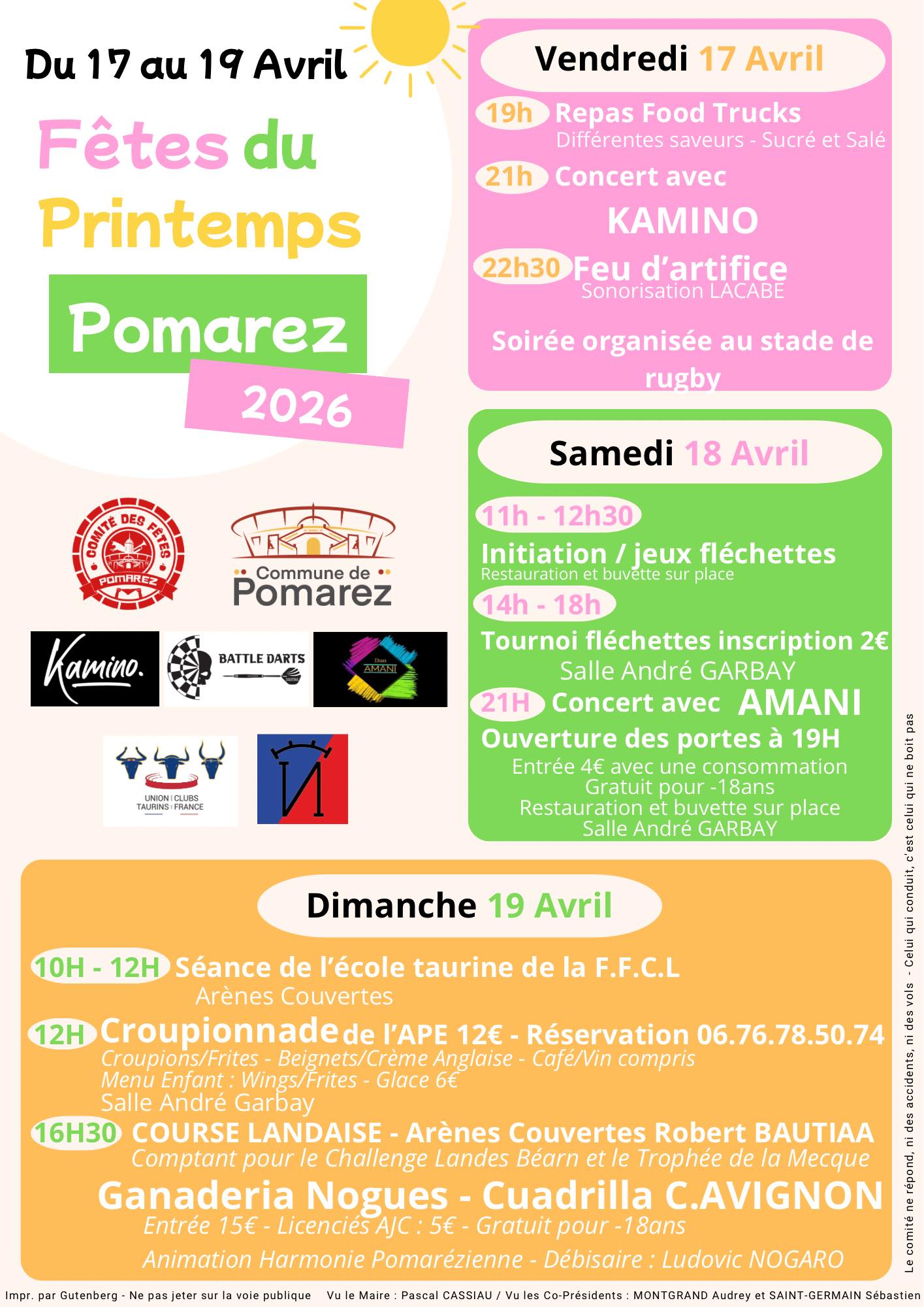 Fêtes du Printemps — visuel événement
