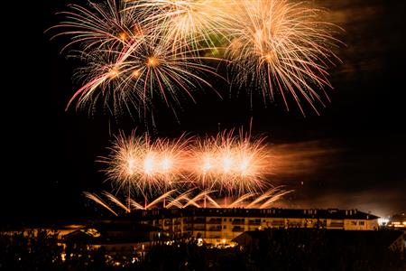 Feu d'artifice de la Fête nationale et karaoké géant