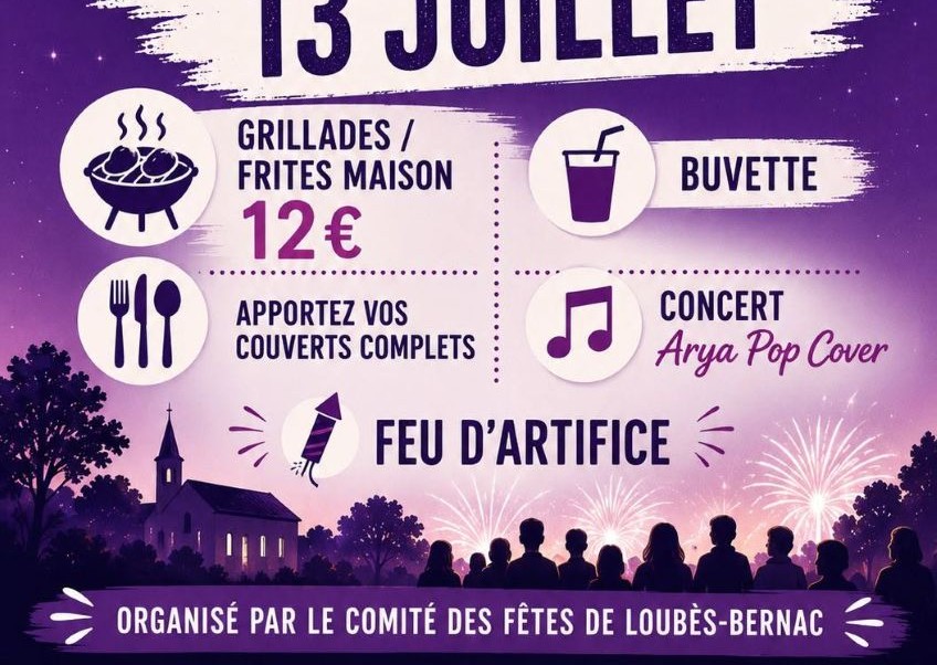 Soirée Grillade du 13 juillet