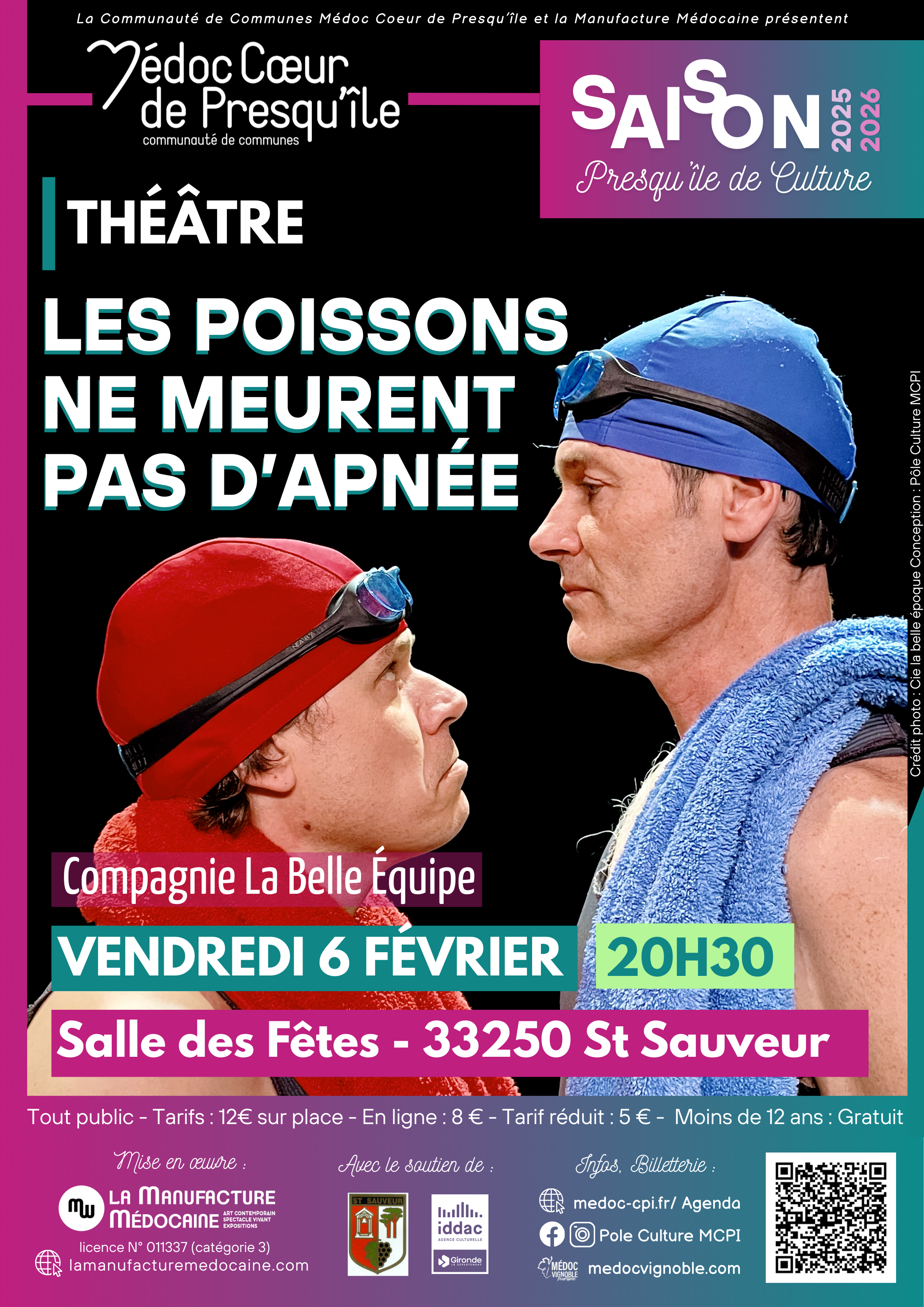 Théâtre "Les poissons ne meurent pas d'apnée"