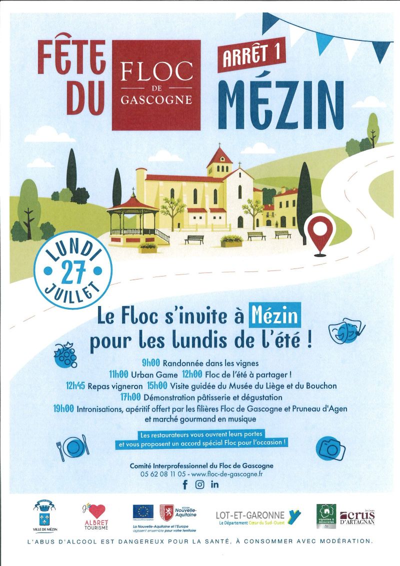 Fête du Floc de Gascogne à Mézin