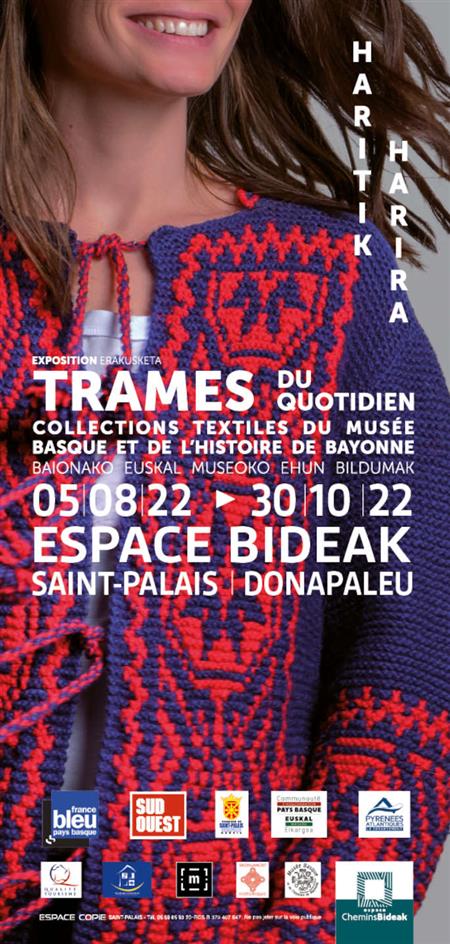 Exposition « Trames du quotidien » collections textiles du musée basque et de l’histoire de Bayonne