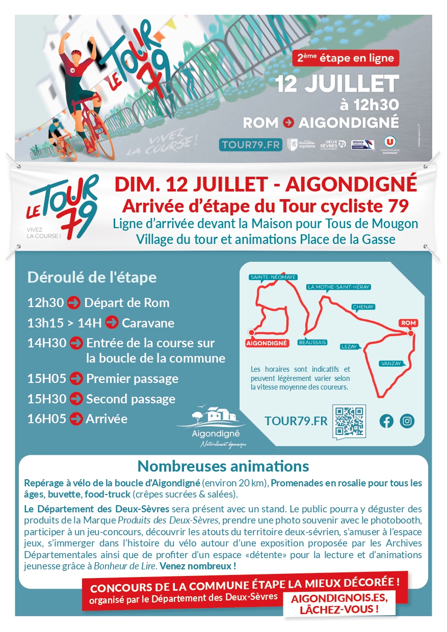 Tour79 : arrivée d'étape