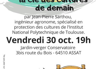 Conférence Le sol : la clé des cultures de demain