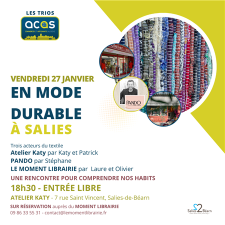 Les Trios ACAS en mode durable à Salies Les Trios ACAS en mode durable à Salies