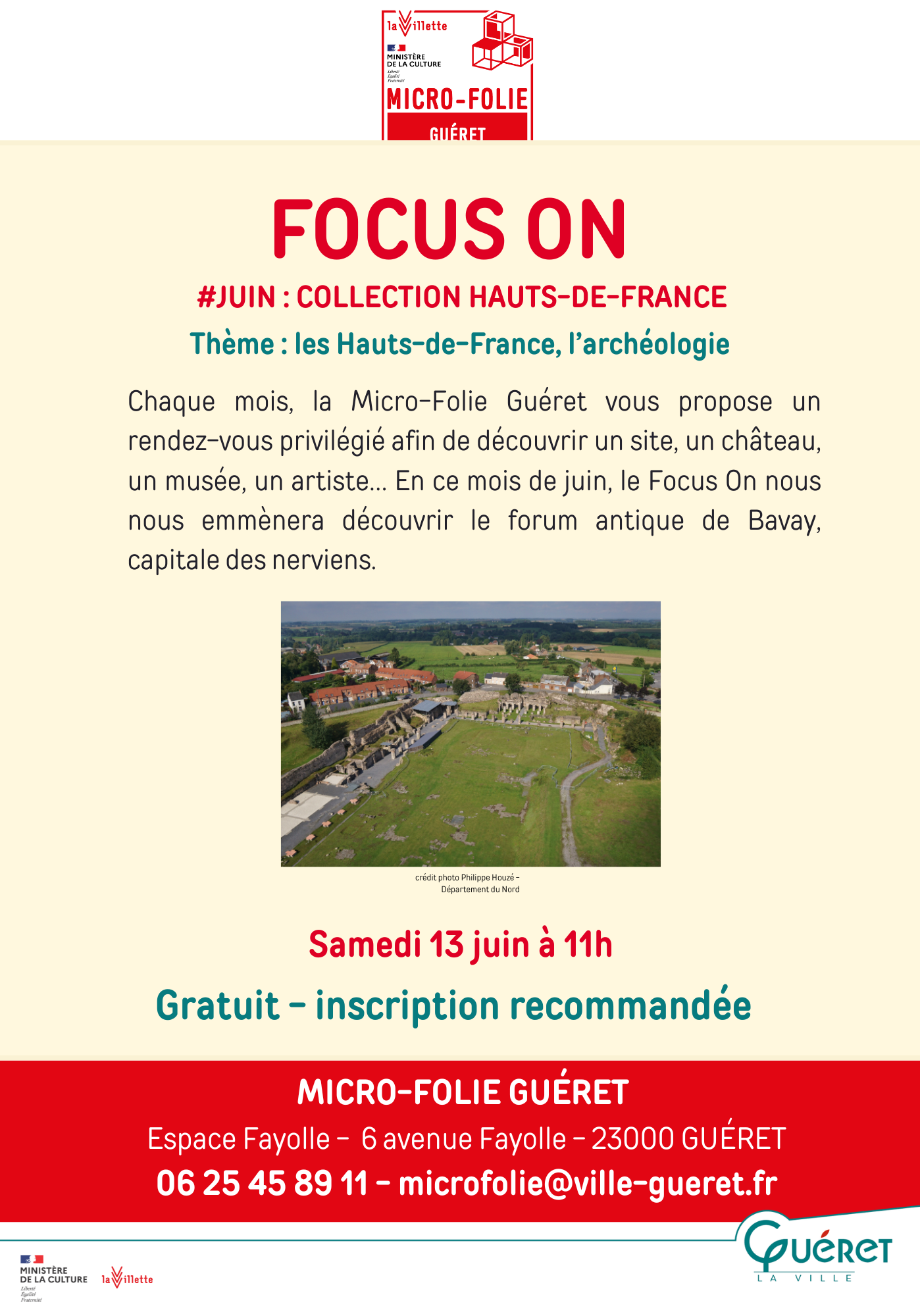 Focus On Forum Antique de Bavray — visuel événement