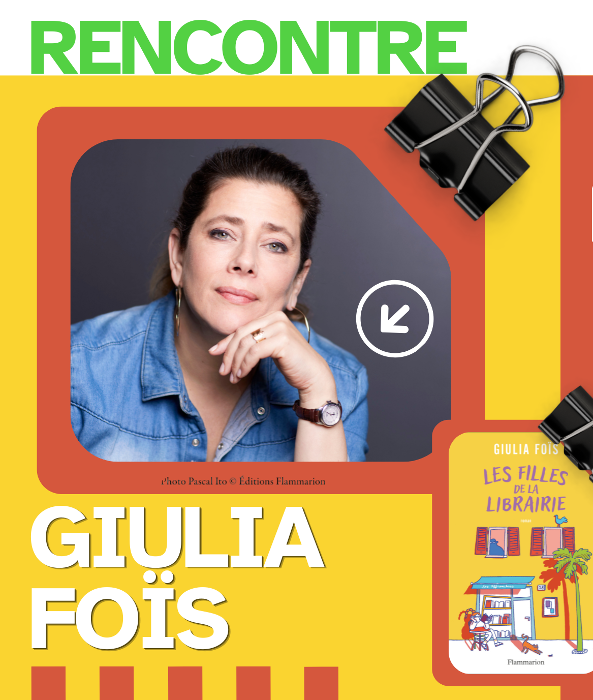 Rencontre Giulia Foïs et Les Filles de la Librairie
