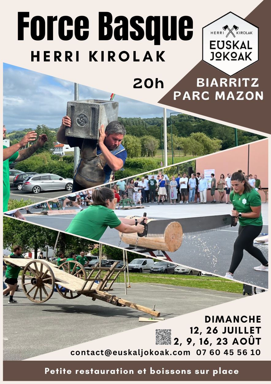 Spectacle participatif de Force basque  - Herri Kirolak — visuel événement