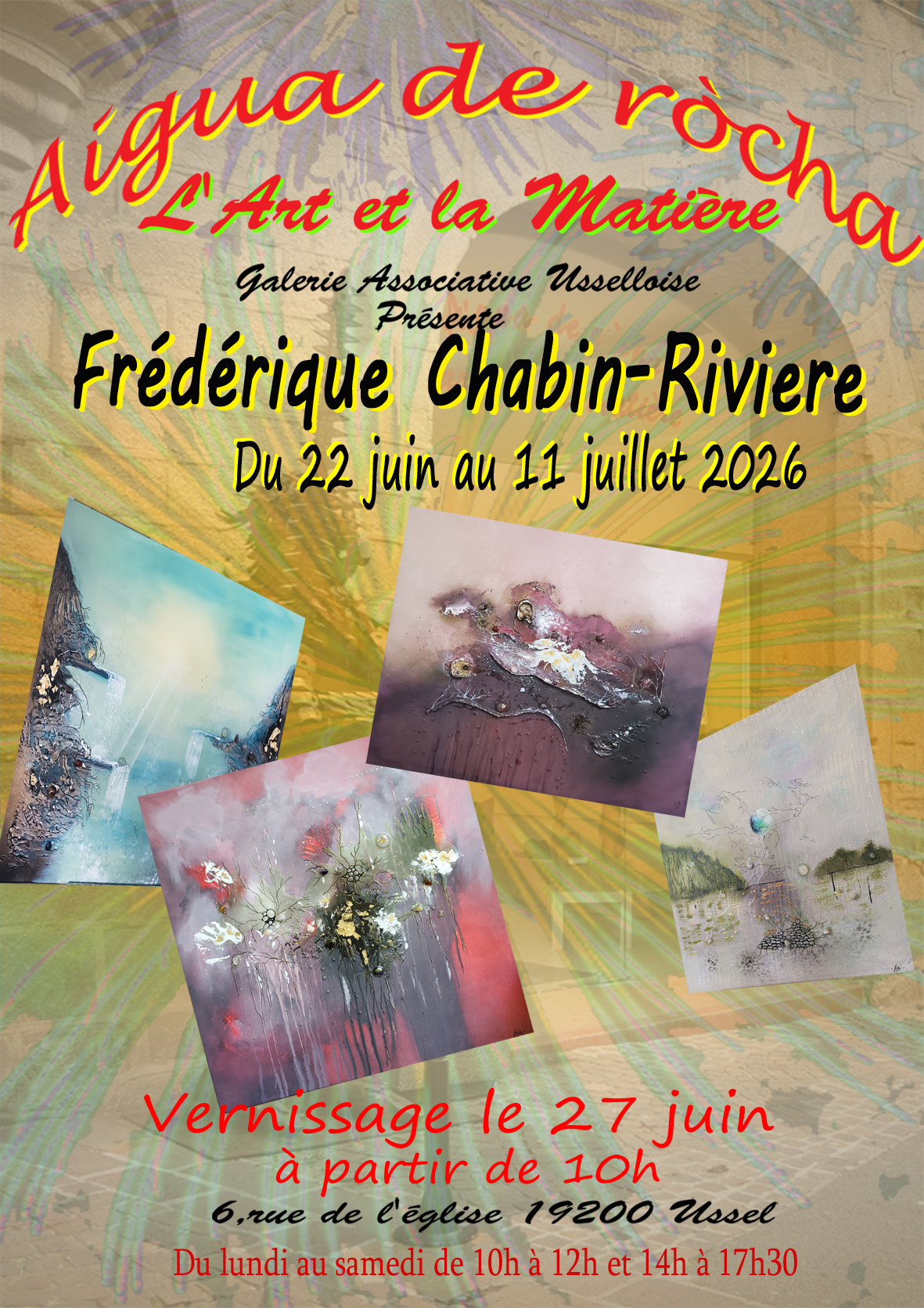 Exposition de Frédérique Chabin-Rivière