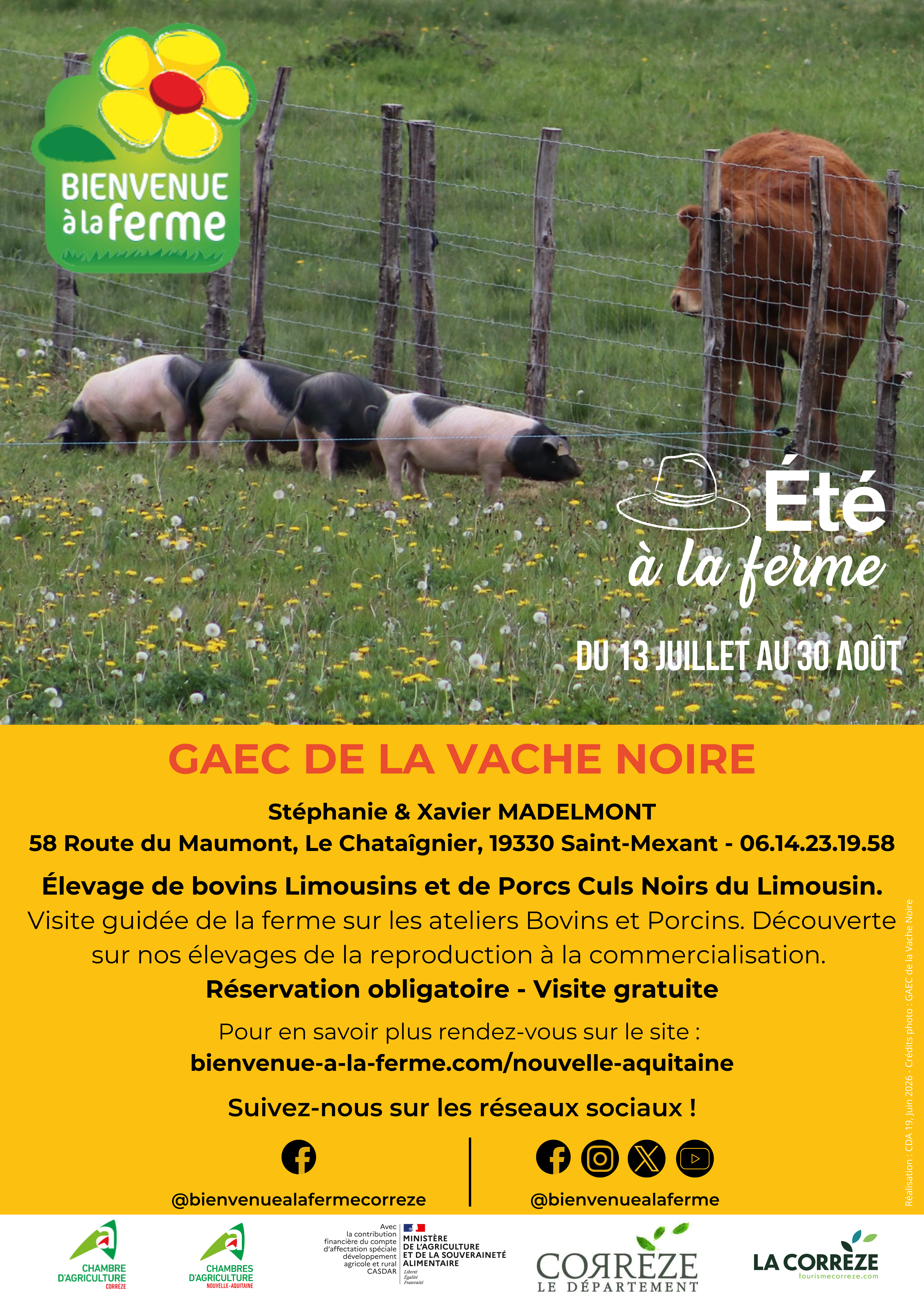 Gaec de la Vache Noire - Été à la ferme