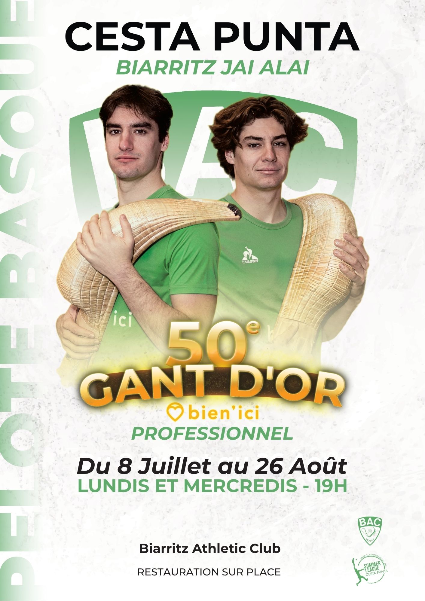 Pelote basque - Cesta Punta Gant d'Or - Master 2 Crédit Mutuel - Demi-Finale — visuel événement
