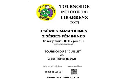 Finale tournoi de pelote