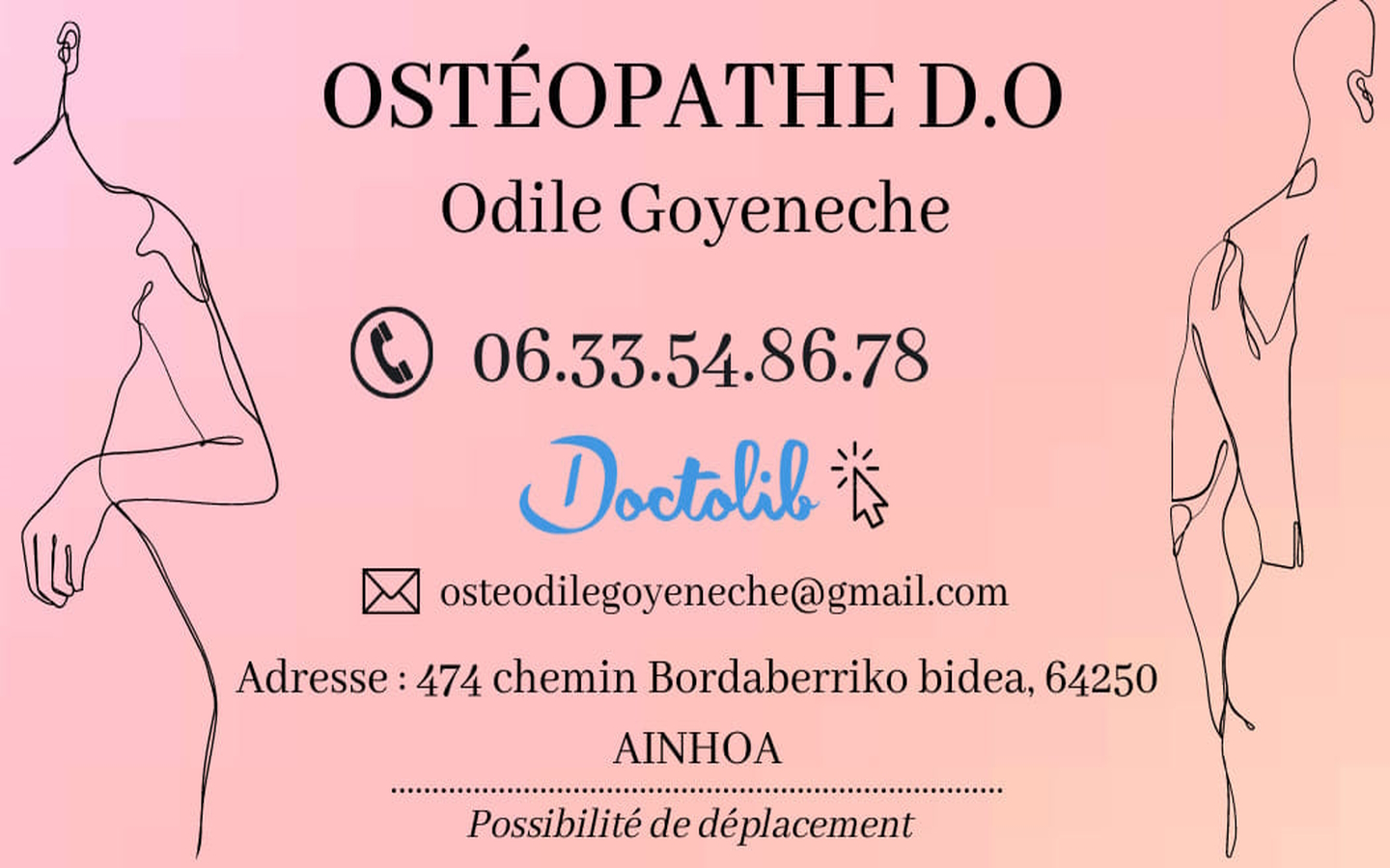 Ostéopathe Odile Goyeneche