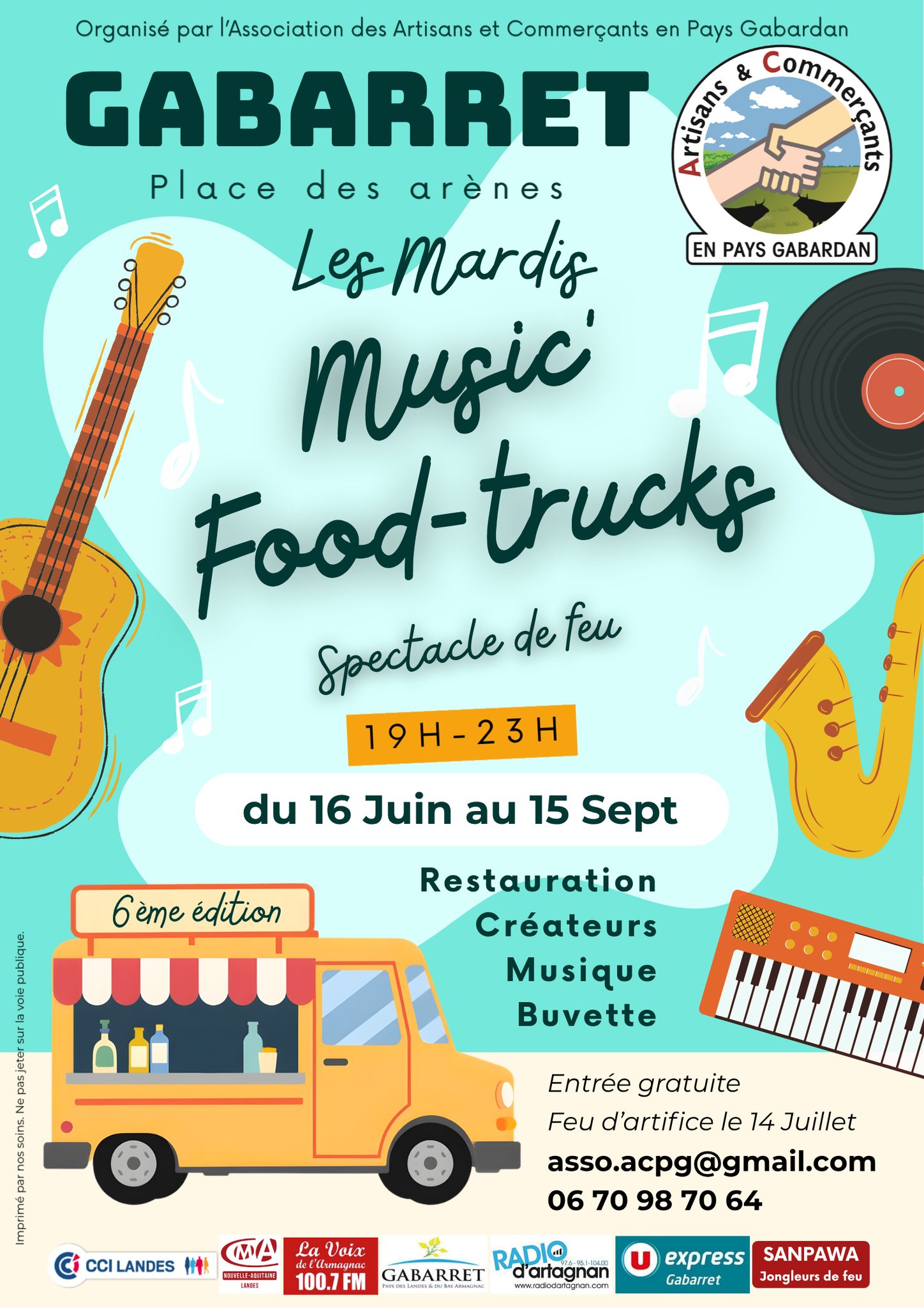 Les mardis Music' & Foodtrucks — visuel événement