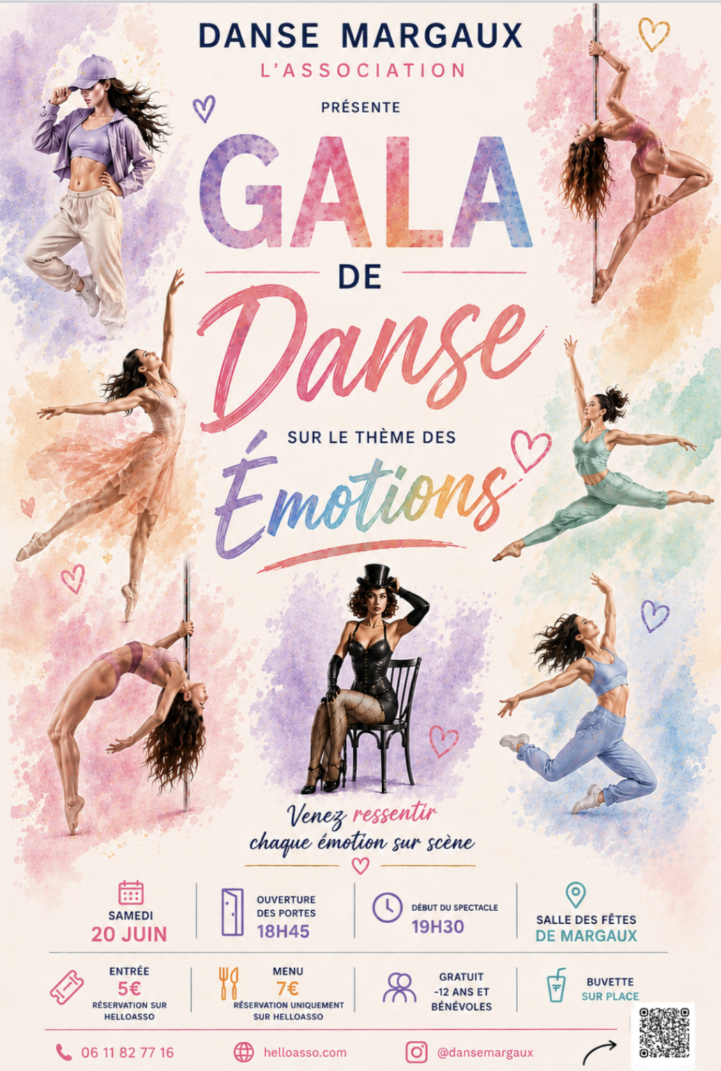 Gala Danse Margaux sur le thème des émotions