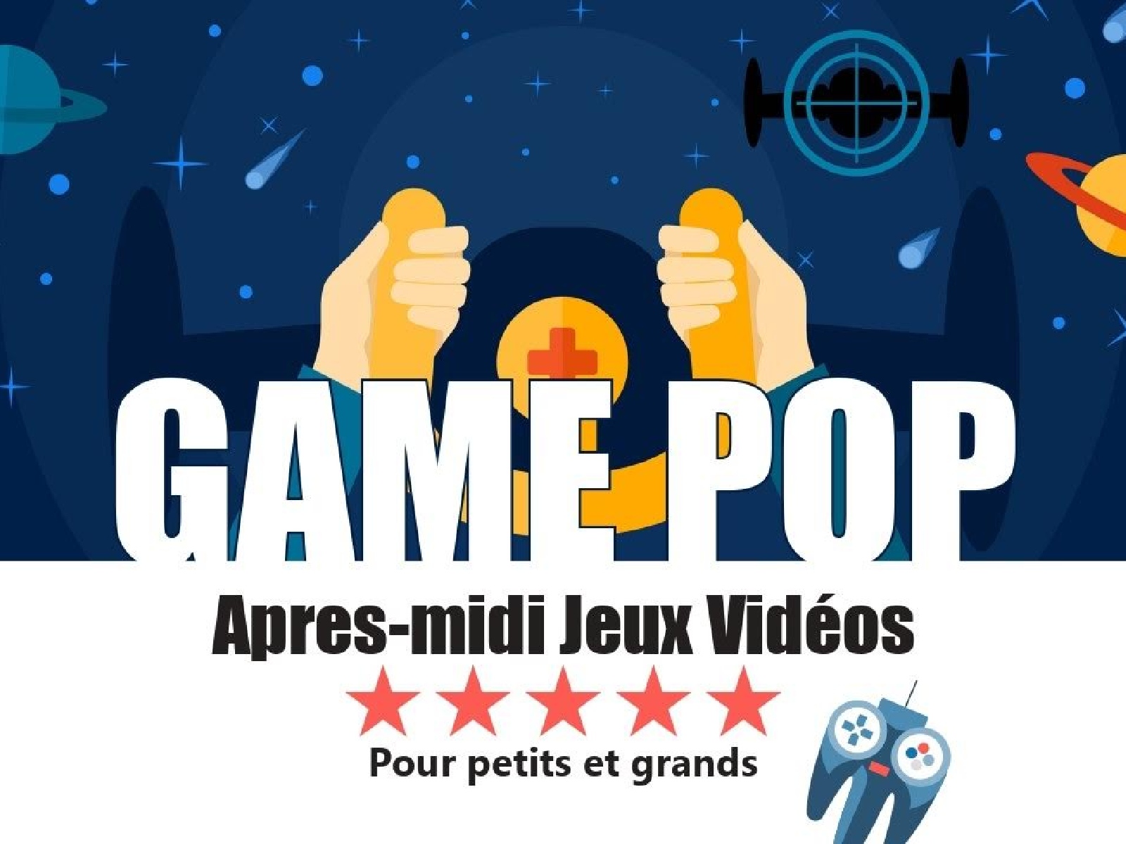 GAME POP — visuel événement