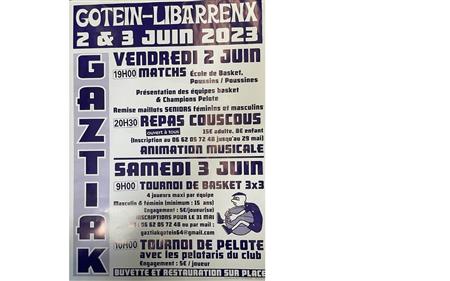 Repas du club de basket Gaztiak Repas du club de basket Gaztiak