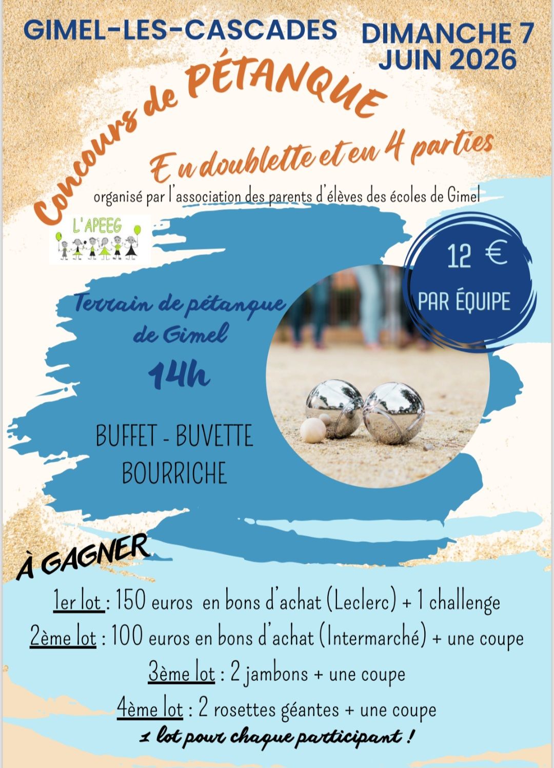Concours de pétanque